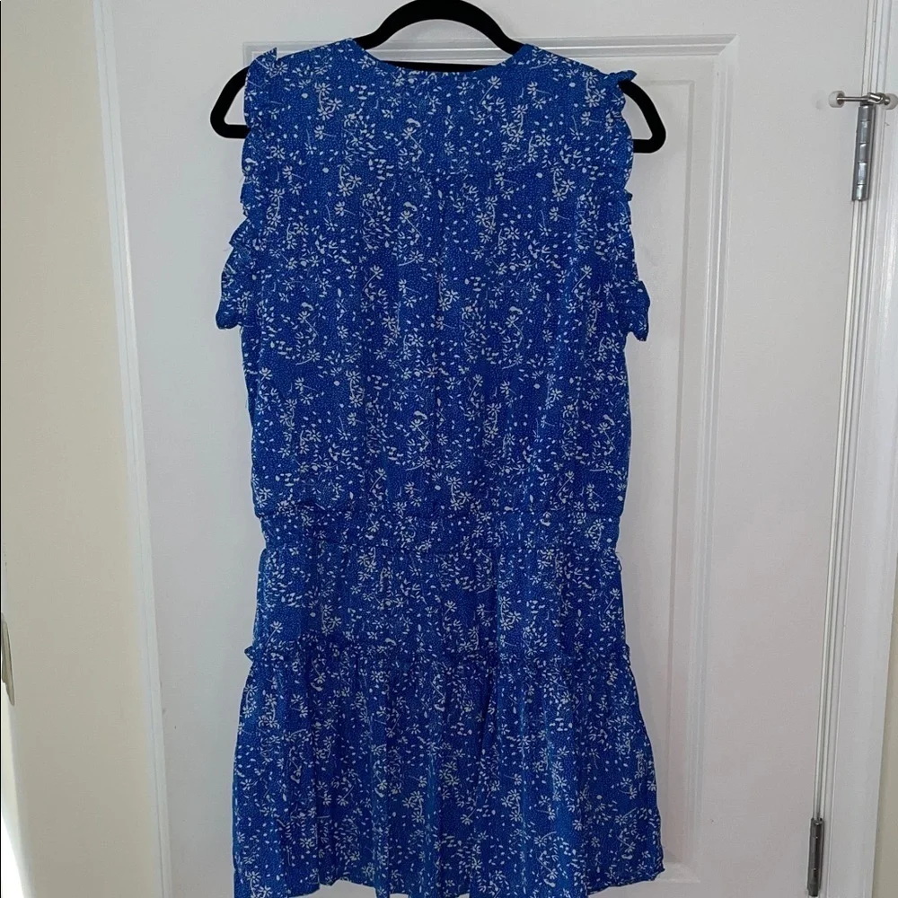 Pinch Blue and White Floral Pattern Dress